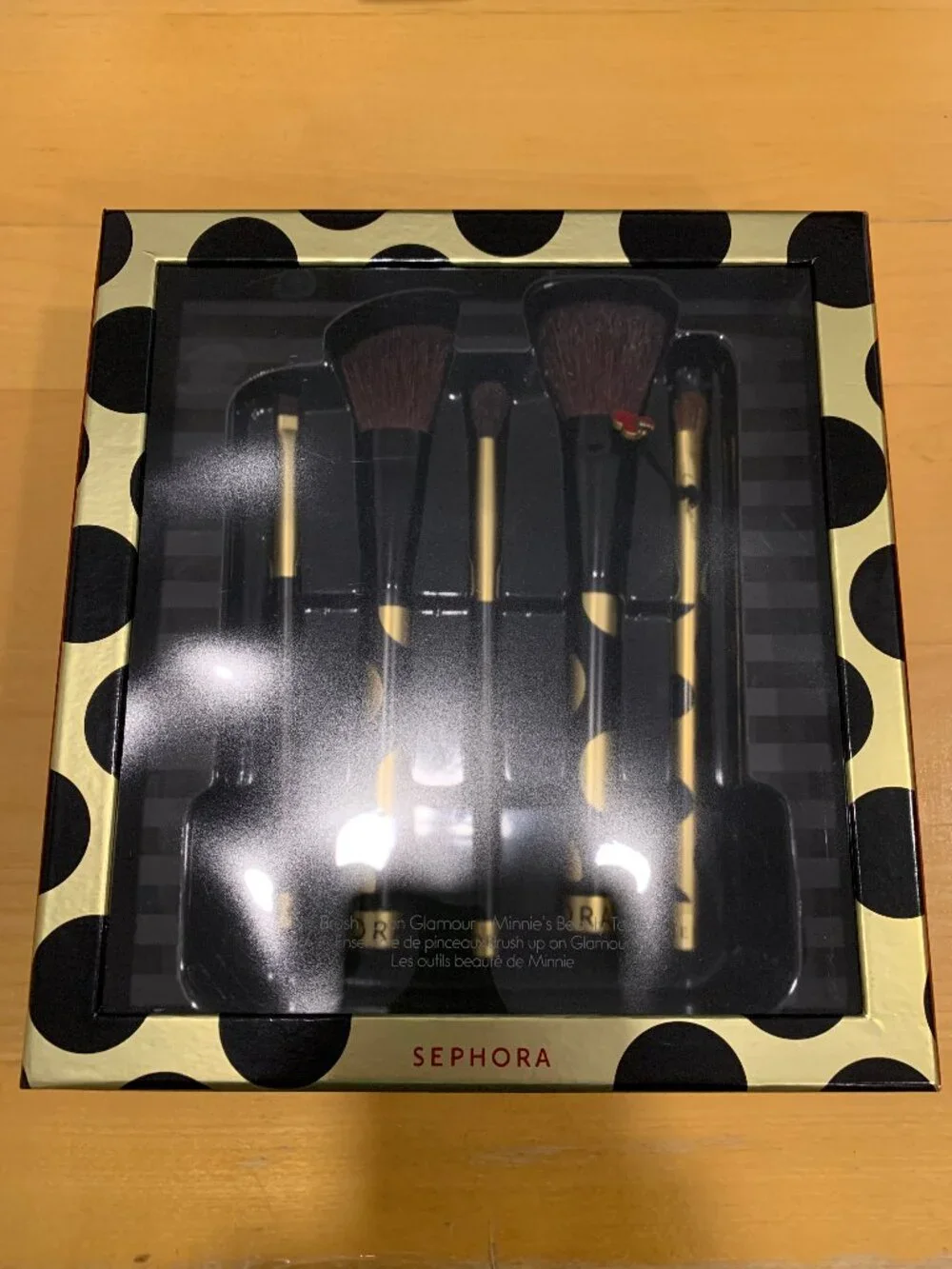 New Sephora Disney Minnie Mouse Makeup Brushes Set